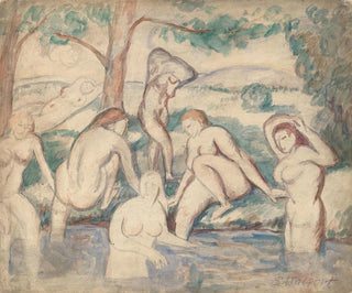 Bathers - Samuel Halpert — artwork view