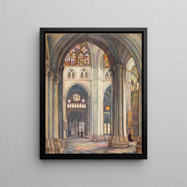 Cathedral of Toledo - Samuel Halpert — framed artwork on a wall