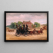 Attelages du Four-in-Hand Club - Samuel Henry Alken — framed artwork on a wall