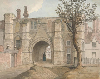 The Abbey Keeper's House in Reading - Samuel Hieronymus Grimm — artwork view