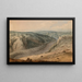 The Avon River near Bristol Somerset from Saint Vincent Rock - Samuel Hieronymus Grimm — framed artwork on a wall
