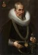 Portrait of a man with a ruff - Samuel Hofmann — artwork view