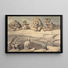a wild boar, a leopard, a lion, a tiger, a wolf, a ram, and two eagles - Samuel Howitt — framed artwork on a wall