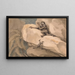 A Monkey and His Little One - Samuel Howitt — framed artwork on a wall