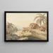 a resting tiger - Samuel Howitt — framed artwork on a wall
