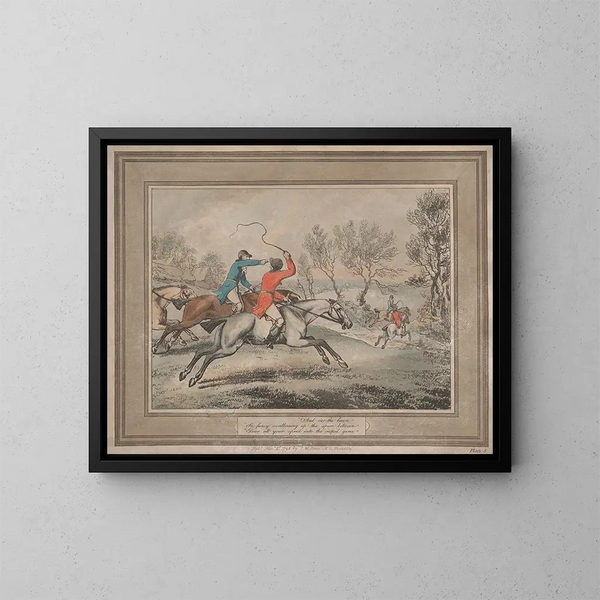 Et sur la pelouse - Samuel Howitt — framed artwork on a wall