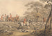 Fox Hunt on the Road to the Burrow - Samuel Howitt — artwork view