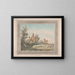 Hunting with hounds - Samuel Howitt — framed artwork on a wall