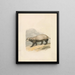Honey Badger Painting - Samuel Howitt — framed artwork on a wall