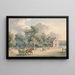 L'Auberge du village - Samuel Howitt — framed artwork on a wall