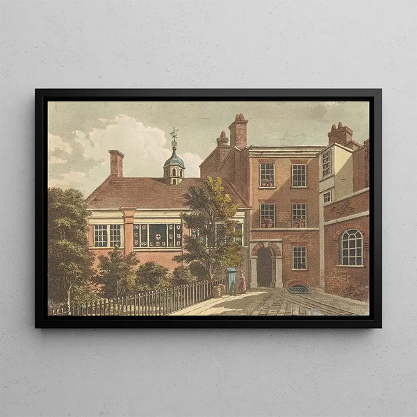 Barnard's Inn - Samuel Ireland — framed artwork on a wall