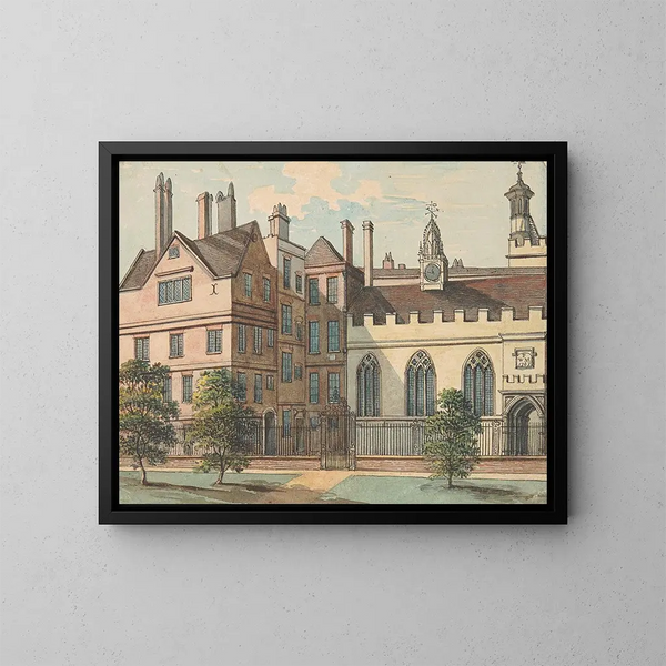 L'auberge de Clifford - Samuel Ireland — framed artwork on a wall