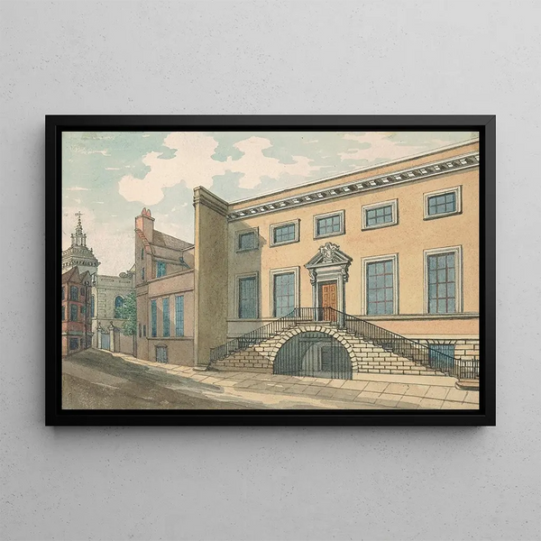 Salle des teinturiers - Samuel Ireland — framed artwork on a wall