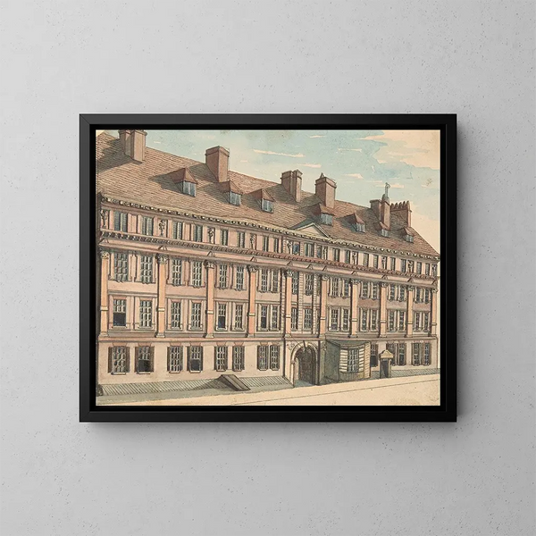 L'auberge de Furnival - Samuel Ireland — framed artwork on a wall