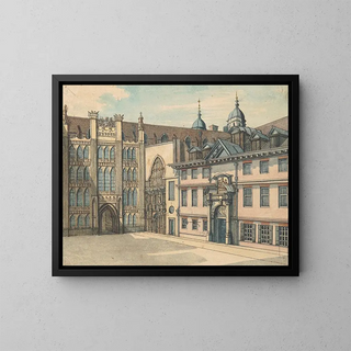 City Hall - Samuel Ireland — framed artwork on a wall