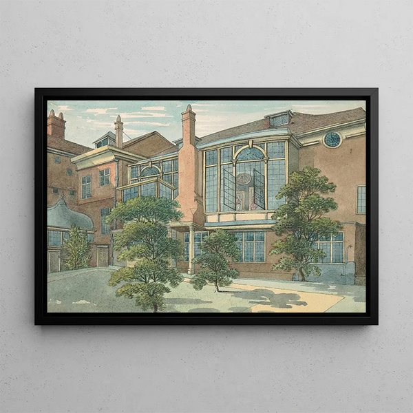Hall of Painters - Samuel Ireland — framed artwork on a wall