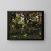 Landscape wooded - Samuel Isham — framed artwork on a wall