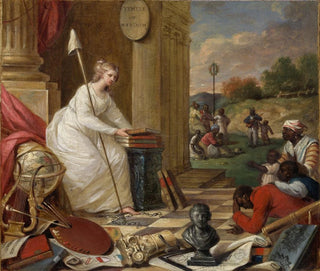 Study for Liberty displaying the Arts and the Sciences - Samuel Jennings — artwork view