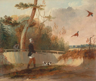 Shooting at the pheasant - Samuel John Egbert Jones — artwork view