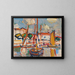 Bateaux au port - Samuel John Peploe — framed artwork on a wall