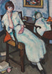 Young Girl in White - Samuel John Peploe — artwork view