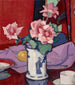 Vase chinois à roses roses - Samuel John Peploe — artwork view