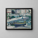 Le port de Cassis - Samuel John Peploe — framed artwork on a wall