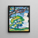 Douglas Hall Trees - Samuel John Peploe — framed artwork on a wall