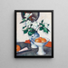 Roses blanches - Samuel John Peploe — framed artwork on a wall
