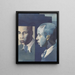 Self-portrait - Samuel Joseph Brown Jr — framed artwork on a wall