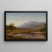 Franchissant le Ruisseau, Montagnes de Franconia, New Hampshire - Samuel Lancaster Gerry — framed artwork on a wall
