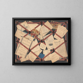A Deception - Samuel Lewis — framed artwork on a wall