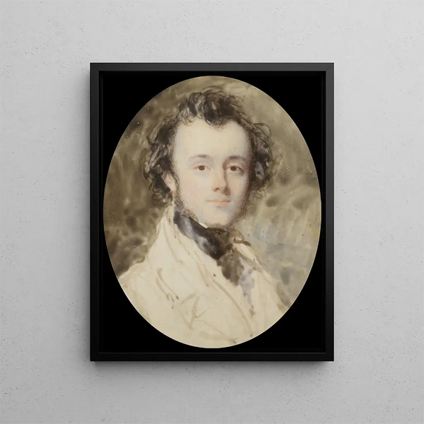Sir John Everett Millais artist - Samuel Lover — framed artwork on a wall
