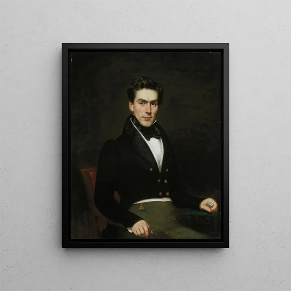 Monsieur James Mackie - Samuel Lovett Waldo — framed artwork on a wall