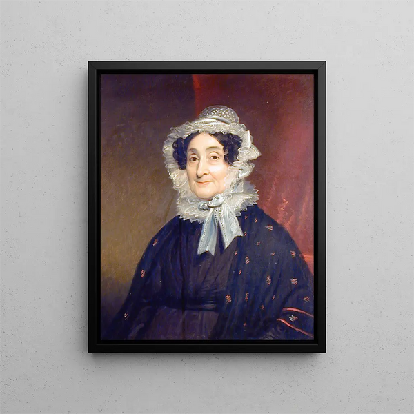Mme Margaret Snelling - Samuel Lovett Waldo — framed artwork on a wall