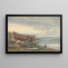 Construction of boats on the Teign - Samuel Lucas — framed artwork on a wall