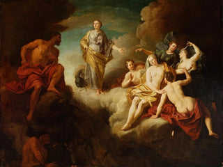 Juno asks Aeolus to destroy Aeneas's ships - Samuel Mass — artwork view