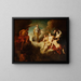Juno asks Aeolus to destroy Aeneas's ships - Samuel Mass — framed artwork on a wall