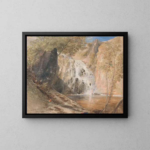 Pistil Mawddach, North Wales - Samuel Palmer — framed artwork on a wall