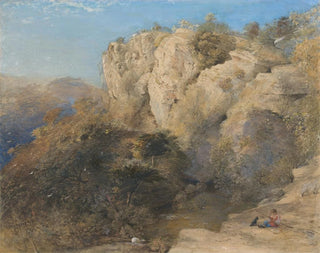 Rocky landscape in Wales - Samuel Palmer — artwork view