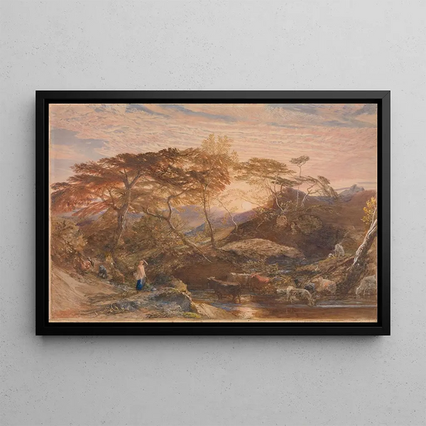 Sabrina - Samuel Palmer — framed artwork on a wall