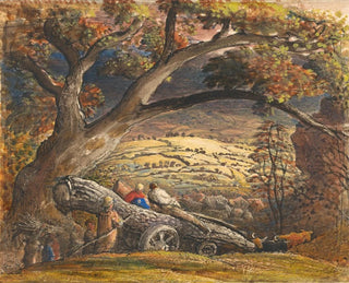 The Wooden Cart - Samuel Palmer — artwork view