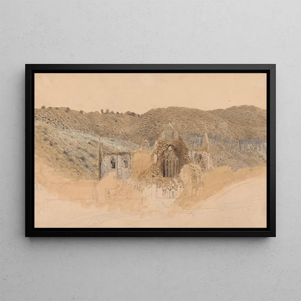 Abbey of Tintern - Samuel Palmer — framed artwork on a wall