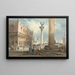 Vue du Palais des Doges vers la Riva degli Schiavoni, Venise - Samuel Prout — framed artwork on a wall