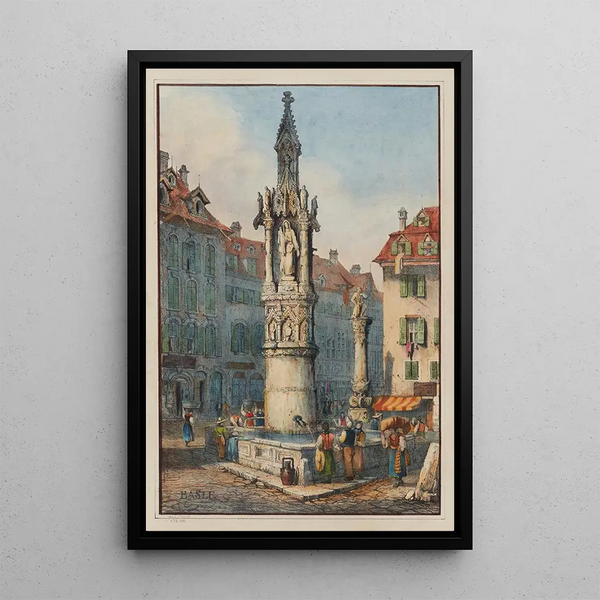 Basel - Samuel Prout — framed artwork on a wall