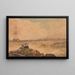 Coastal Scene - Samuel Prout — framed artwork on a wall
