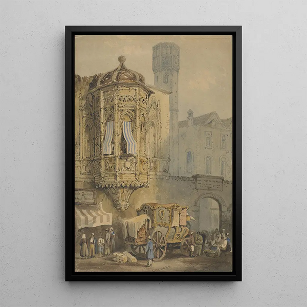Cologne - Samuel Prout — framed artwork on a wall