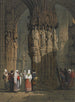 Figures of the Interior of the Cathedral - Samuel Prout — artwork view