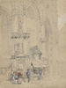 Fontaine S. Maclou against the S. Maclou in Rouen - Samuel Prout — artwork view