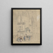 Fontaine S. Maclou against the S. Maclou in Rouen - Samuel Prout — framed artwork on a wall